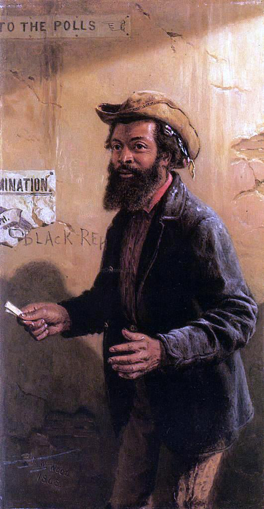 Thomas Waterman Wood His First Vote - Hand Painted Oil Painting