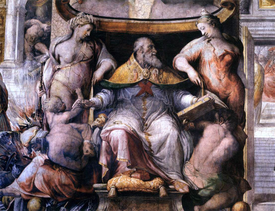 Cecchino Del Salviati History of Paul III (detail) - Hand Painted Oil Painting