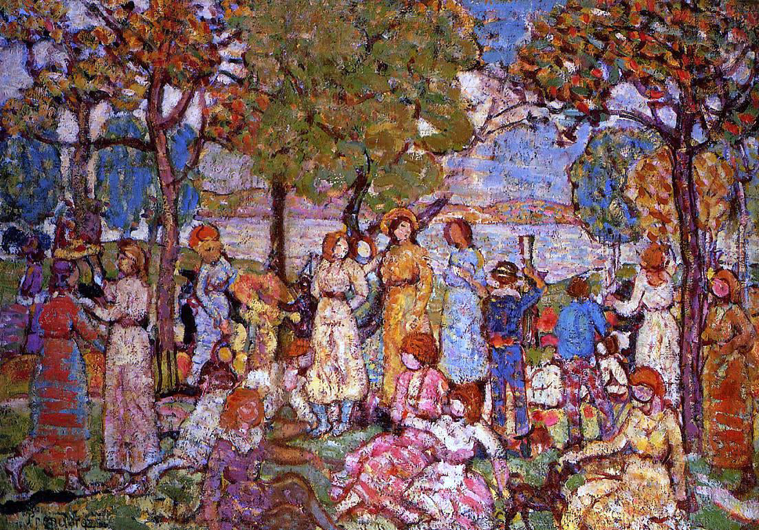 Maurice Prendergast Holidays - Hand Painted Oil Painting