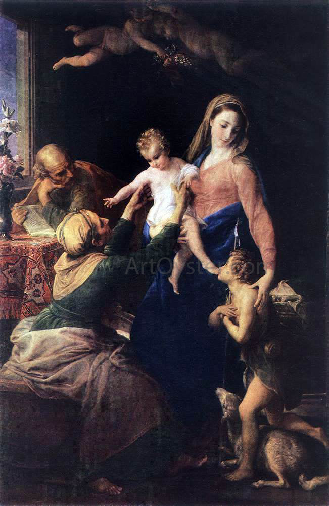 Pompeo Girolamo Batoni Holy Family - Hand Painted Oil Painting