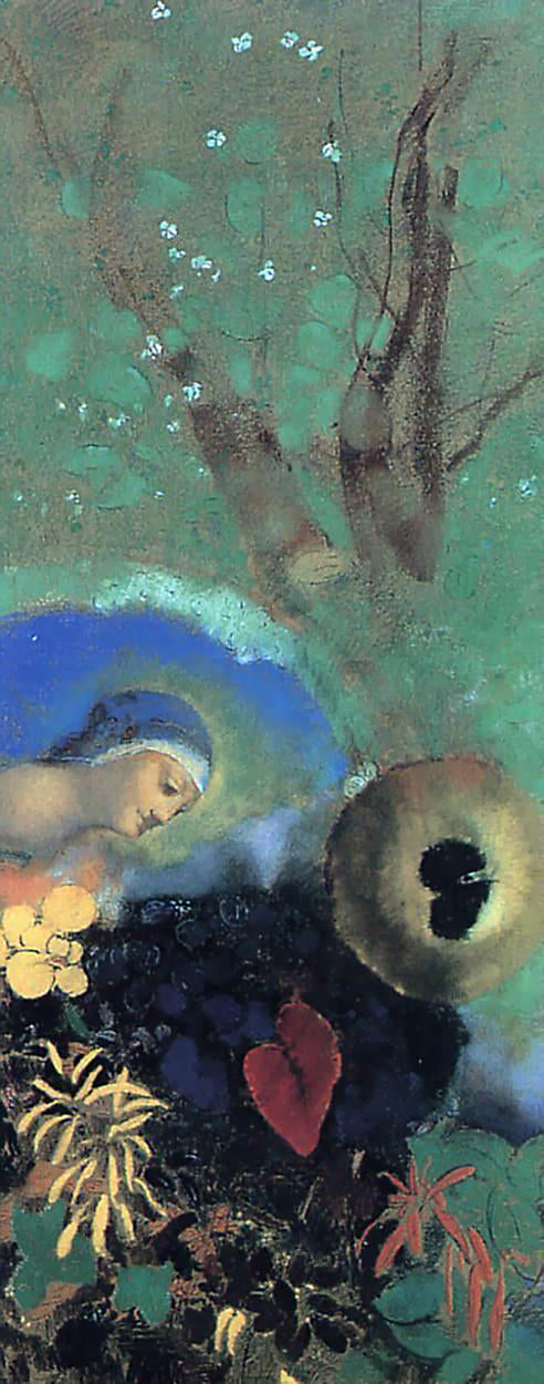 Odilon Redon Homage to Leonardo da Vinci - Hand Painted Oil Painting