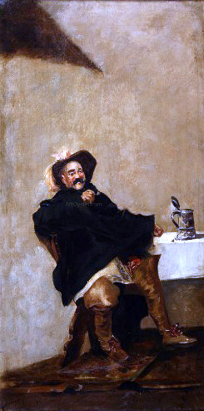 Jose Benlliure Gil Hombre - Hand Painted Oil Painting