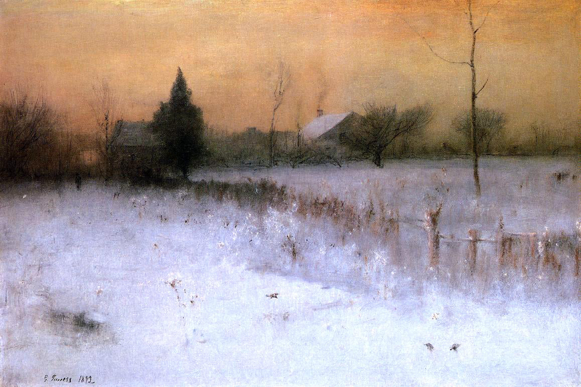 George Inness Home at Montclair - Hand Painted Oil Painting