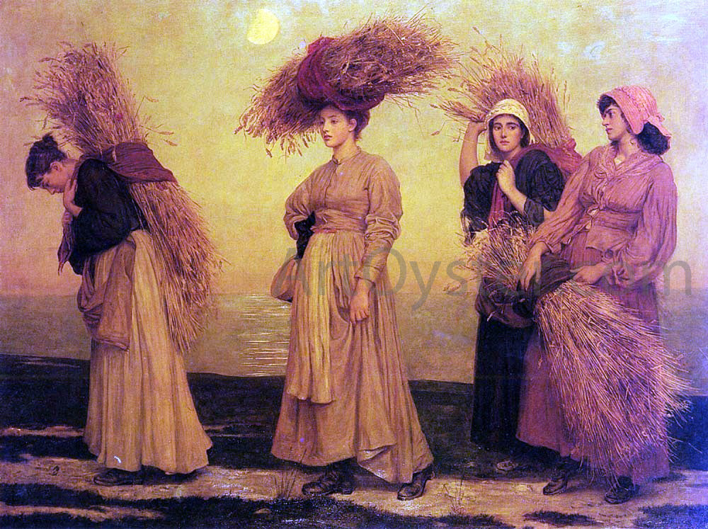 Valentine Cameron Prinsep Home From Gleaning - Hand Painted Oil Painting