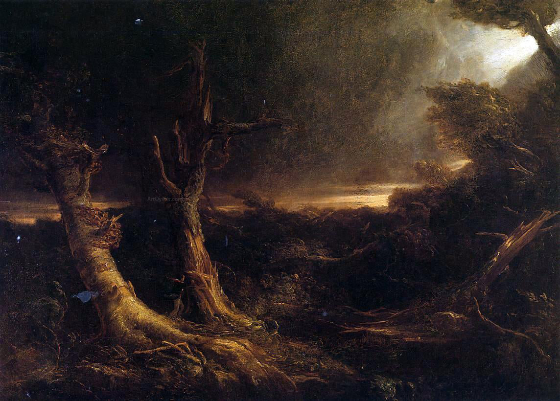 John Denison Crocker Home in the Wilderness - Hand Painted Oil Painting