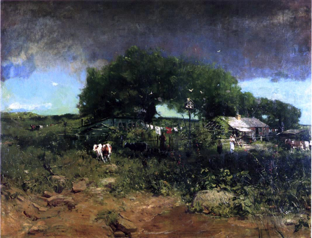 William Gilbert Gaul Homesteading in Tennessee - Hand Painted Oil Painting
