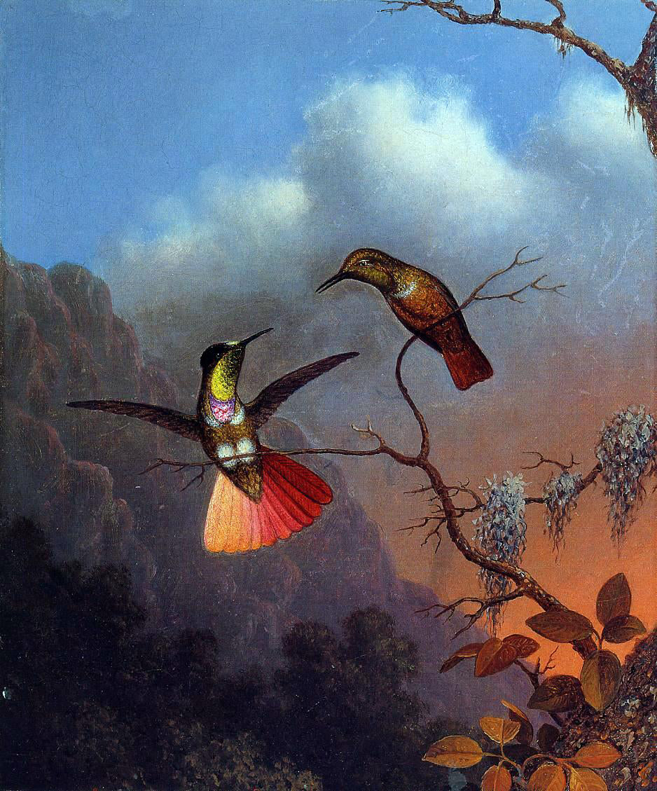 Martin Johnson Heade Hooded Visorbearer - Hand Painted Oil Painting