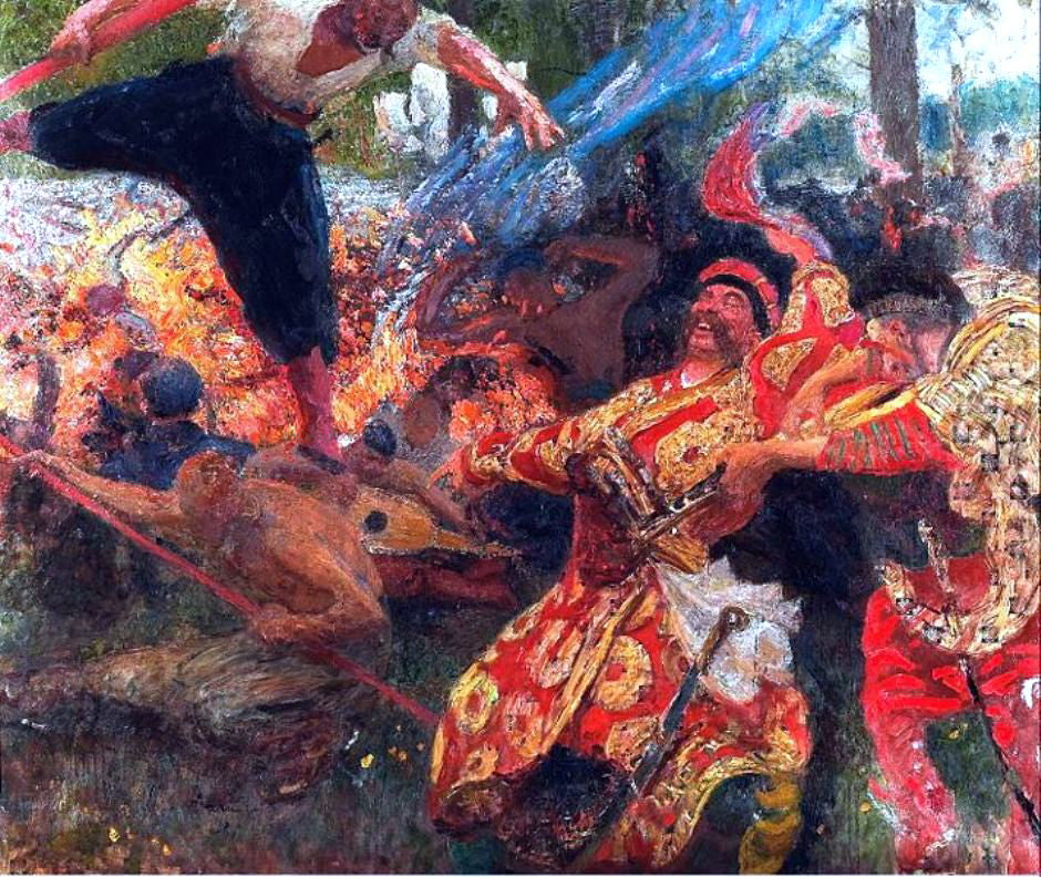 Ilia Efimovich Repin Hopak - Hand Painted Oil Painting