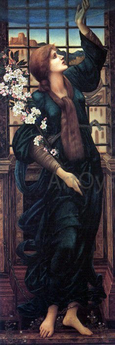 Sir Edward Burne-Jones Hope - Hand Painted Oil Painting