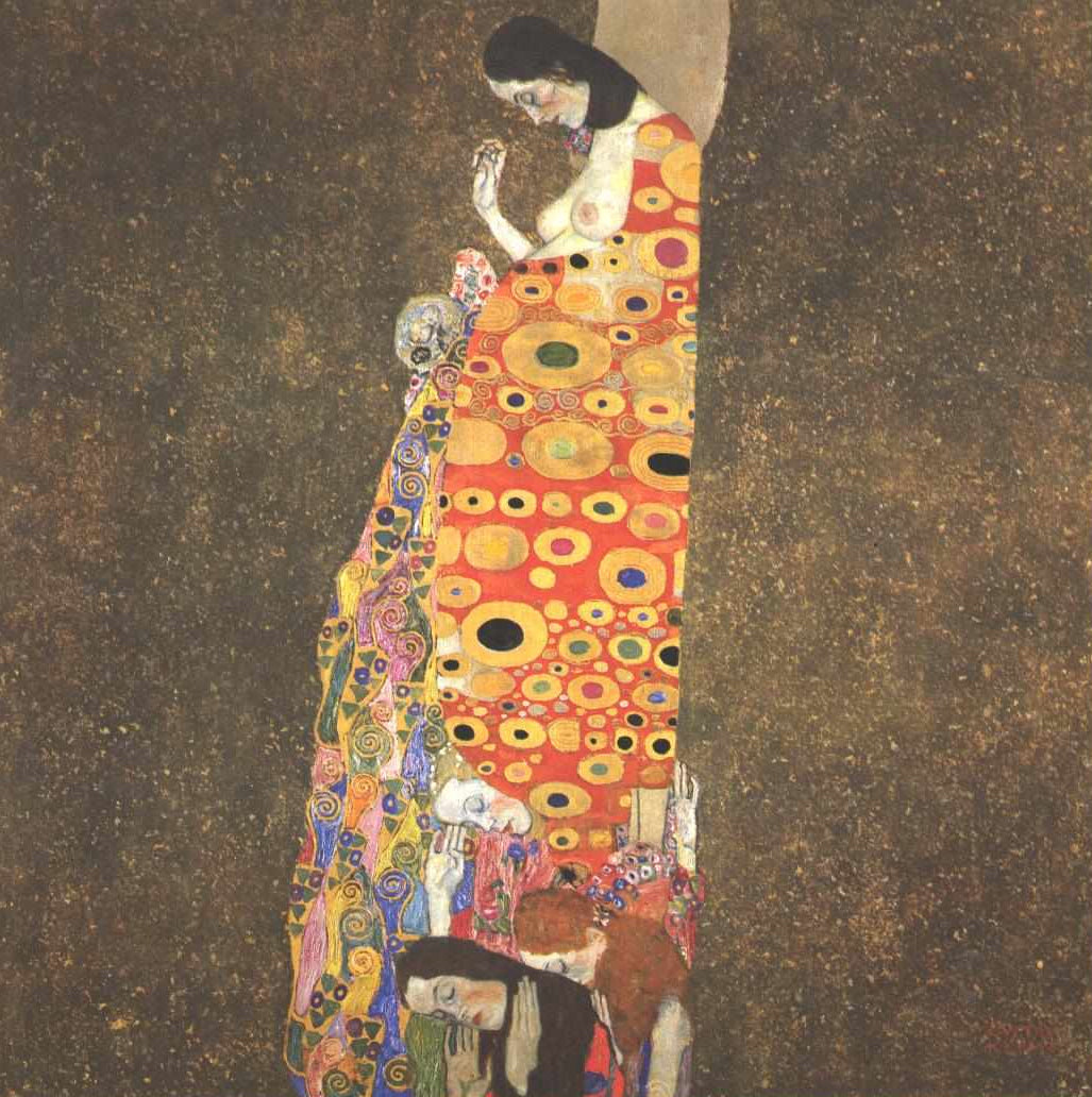 Gustav Klimt Hope II - Hand Painted Oil Painting