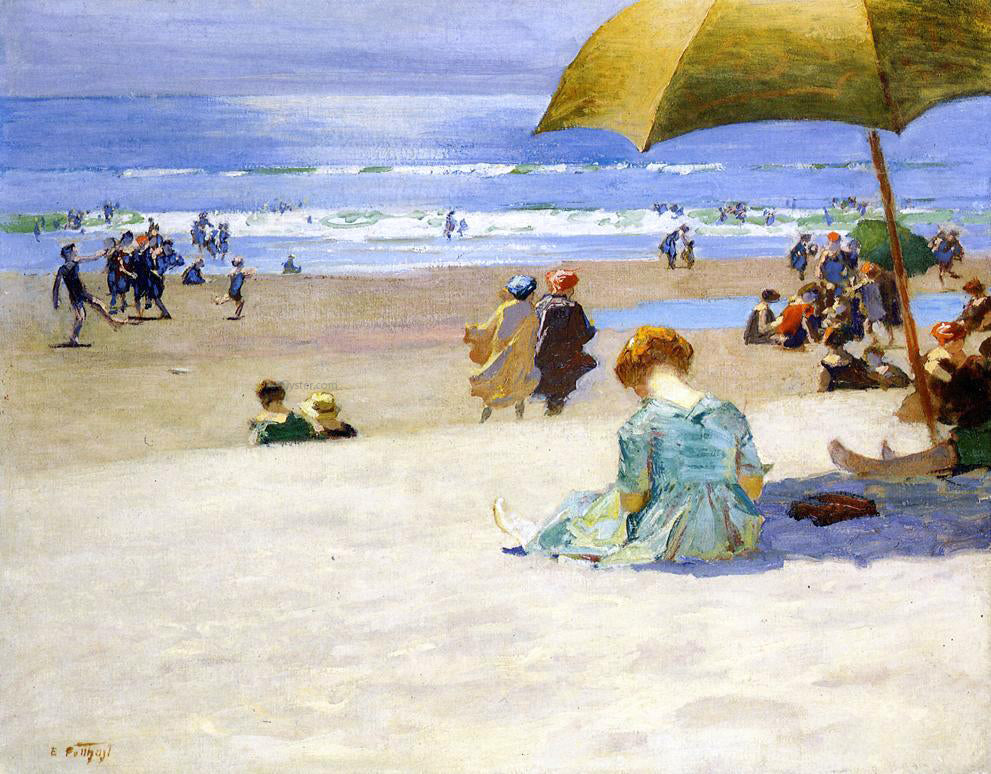 Edward Potthast Hourtide - Hand Painted Oil Painting