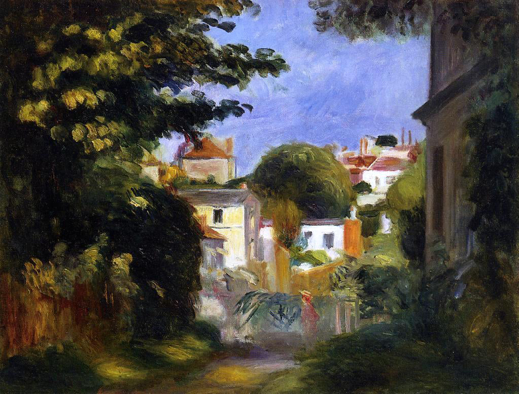 Pierre Auguste Renoir House and Figure among the Trees - Hand Painted Oil Painting
