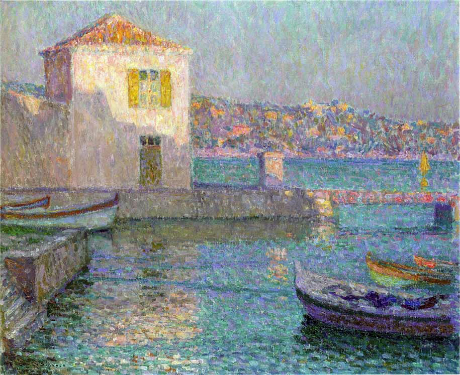 Henri Le Sidaner A House by the Sea - Hand Painted Oil Painting