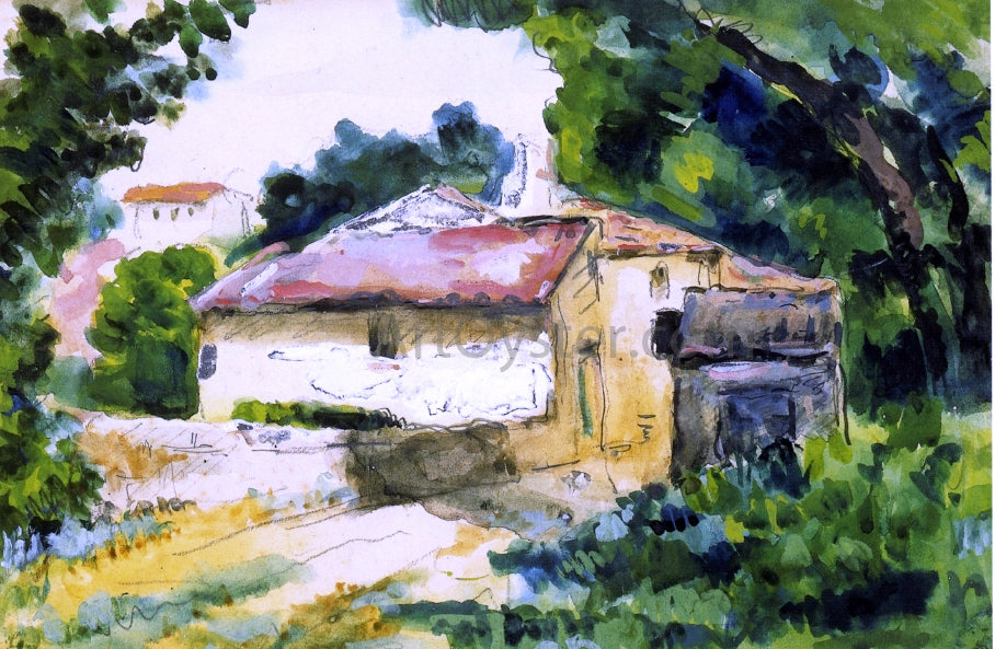 Paul Cezanne House in Provence - Hand Painted Oil Painting