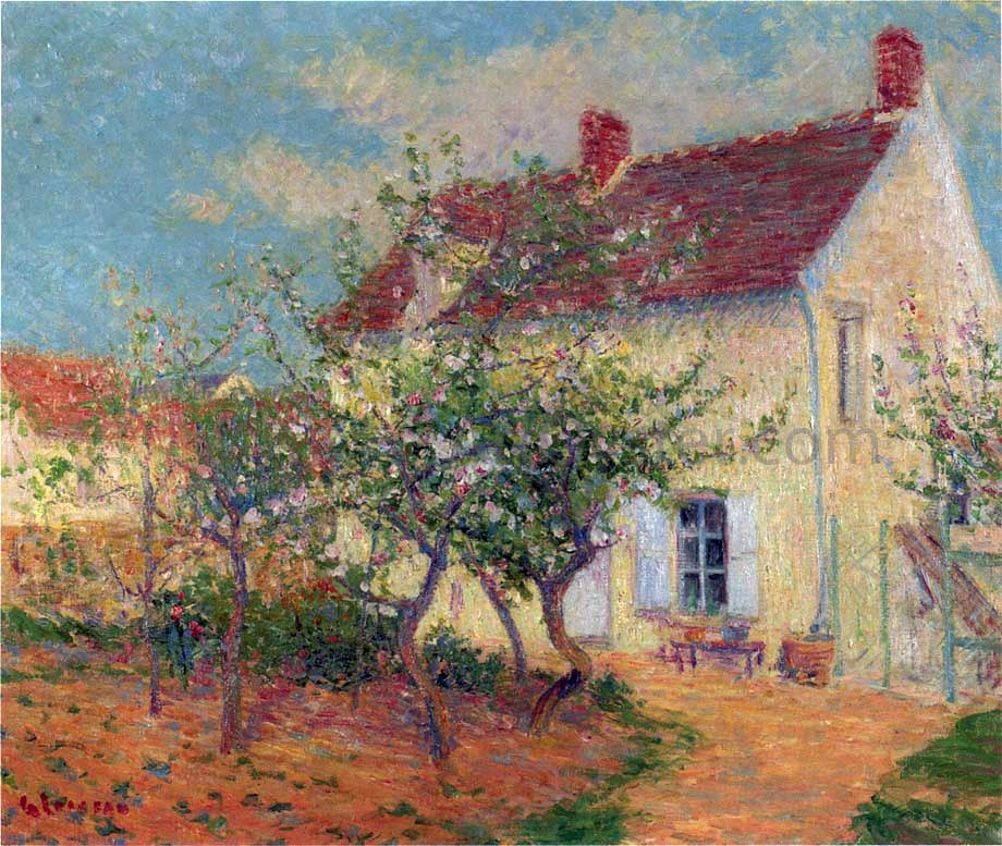 Gustave Loiseau House in the Country - Hand Painted Oil Painting