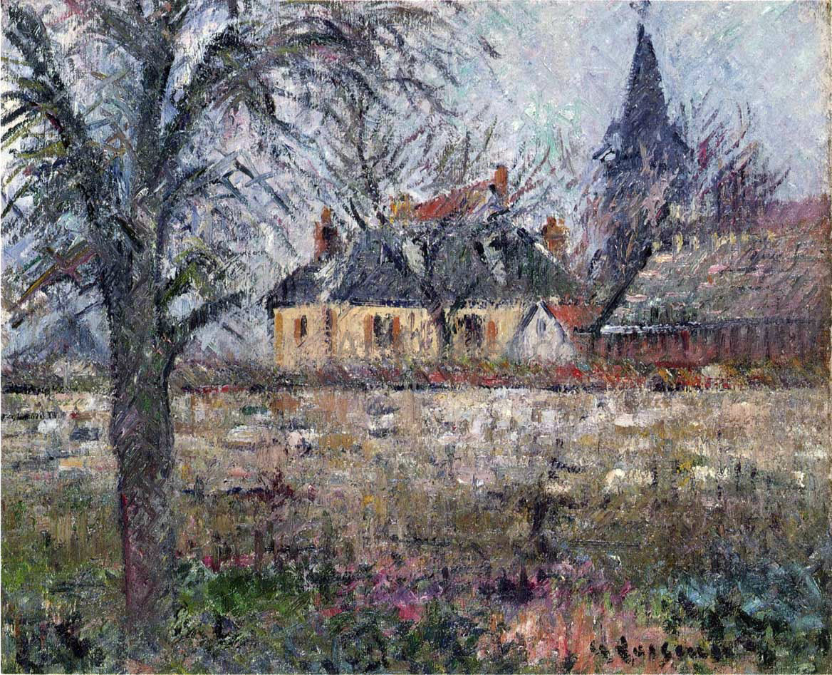 Gustave Loiseau House of Monsieur de Irvy near Vaudreuil - Hand Painted Oil Painting
