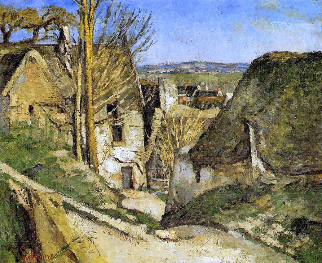 Paul Cezanne House of the Hanged Man, Auvers-sur-Oise - Hand Painted Oil Painting