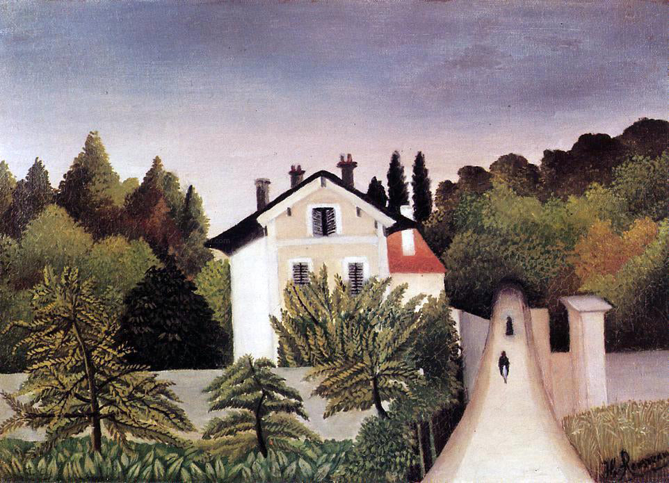  Henri Rousseau House on the Outskirts of Paris - Hand Painted Oil Painting