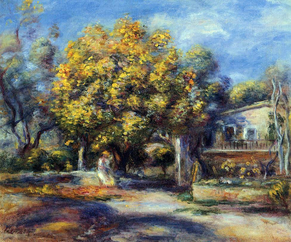  Pierre Auguste Renoir Houses at Cagnes - Hand Painted Oil Painting