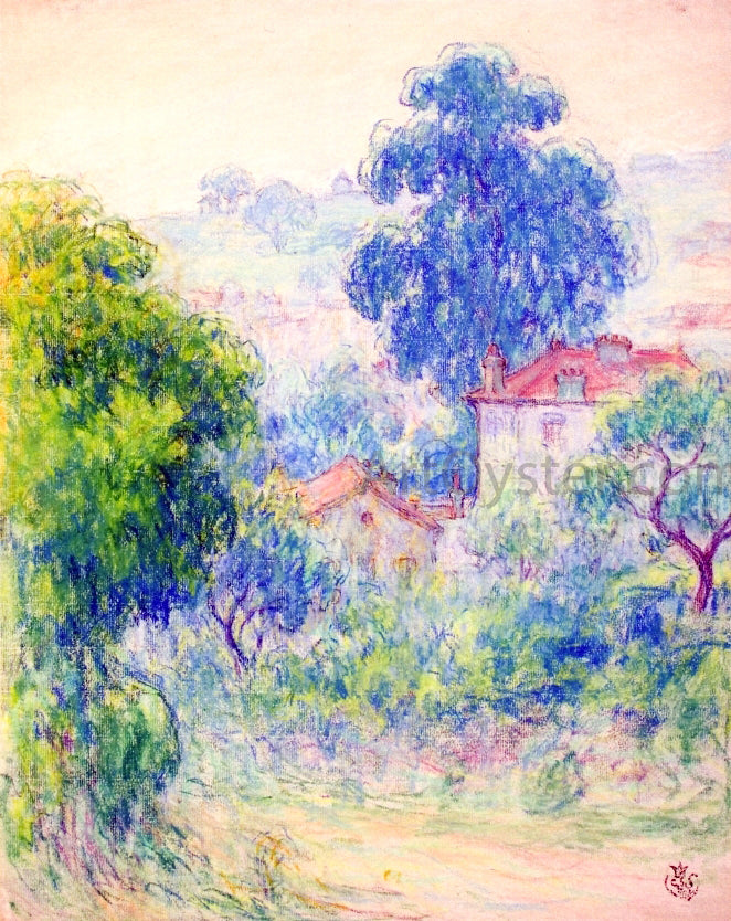 Claude-Emil Schuffenecker Houses in a Garden - Hand Painted Oil Painting