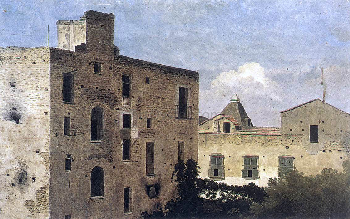 Thomas Jones Houses in Naples - Hand Painted Oil Painting