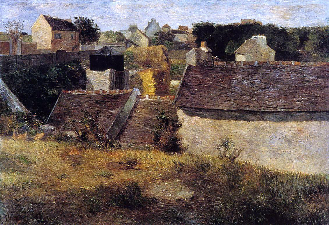 Paul Gauguin Houses, Vaugirard - Hand Painted Oil Painting