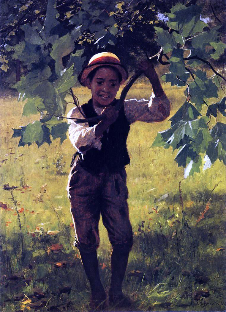 John George Brown How d'ye - Hand Painted Oil Painting
