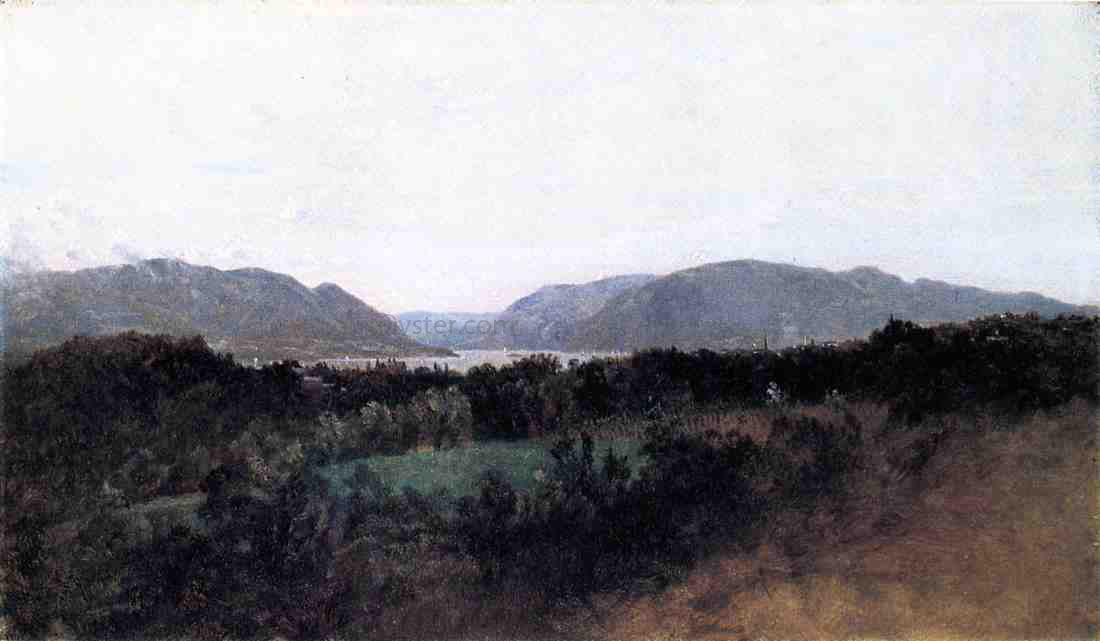 John Frederick Kensett Hudson River - Hand Painted Oil Painting