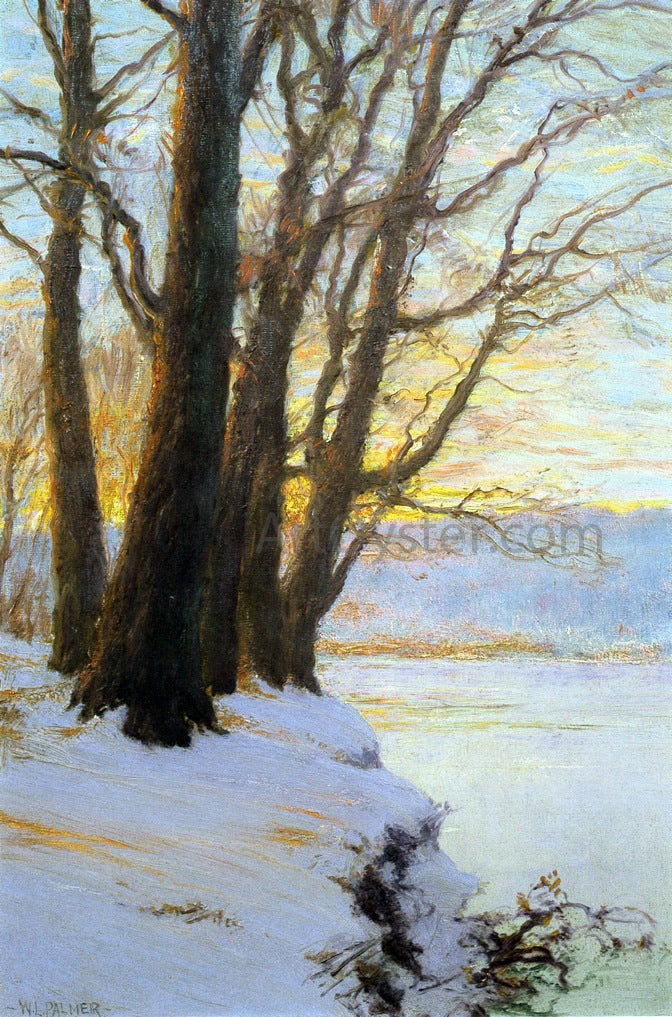 Walter Launt Palmer Hudson River Sunset - Hand Painted Oil Painting