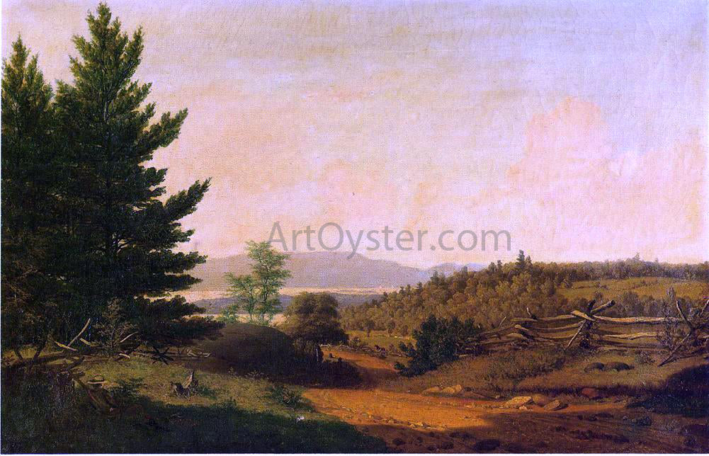 Sanford Robinson Gifford Hudson Valley Idyll - Hand Painted Oil Painting