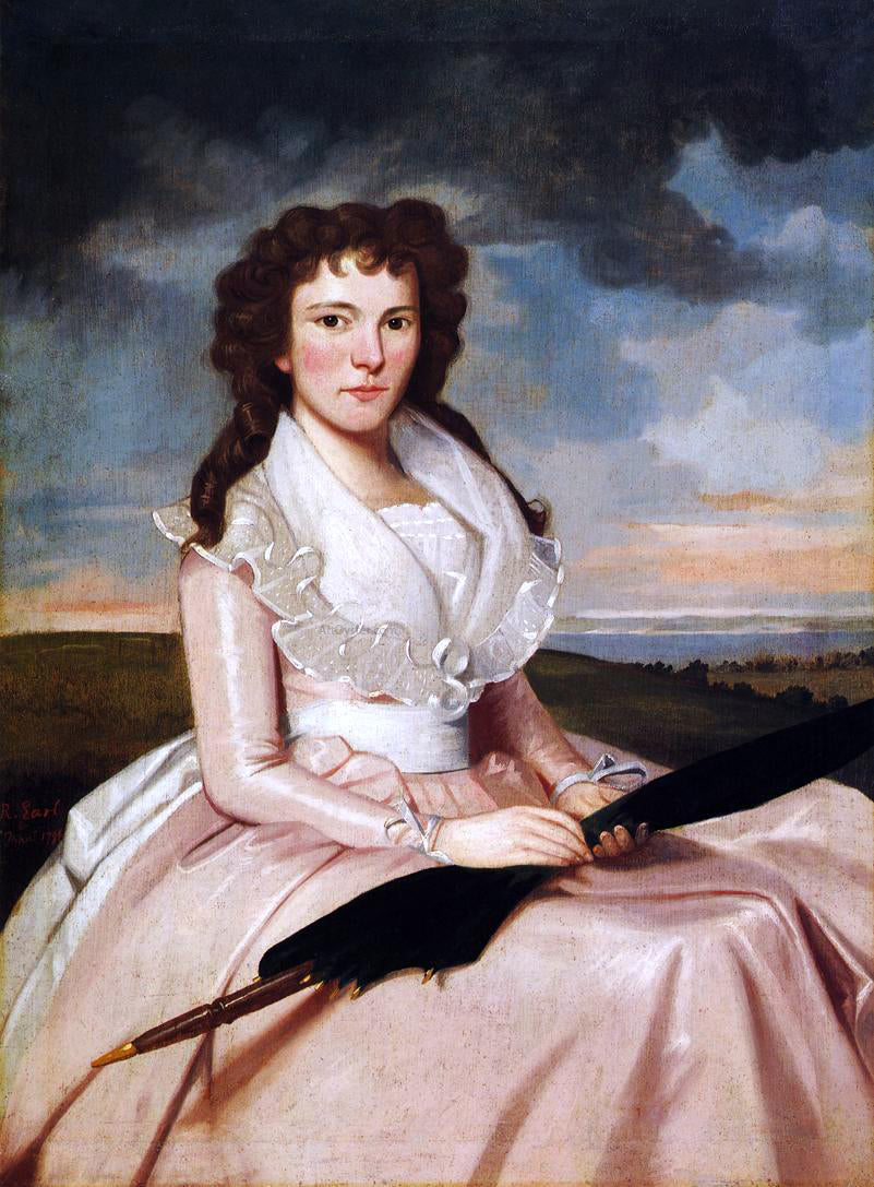 Ralph Earl Hulda Bradley - Hand Painted Oil Painting