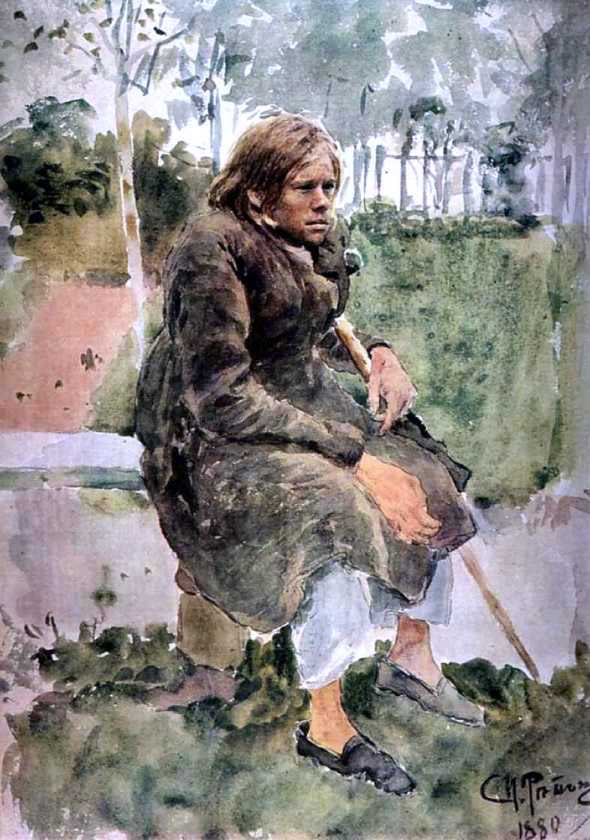 Ilia Efimovich Repin Hunchback (study) - Hand Painted Oil Painting