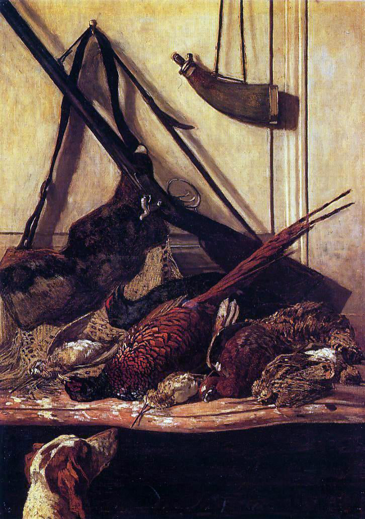 Claude Oscar Monet Hunting Trophy - Hand Painted Oil Painting