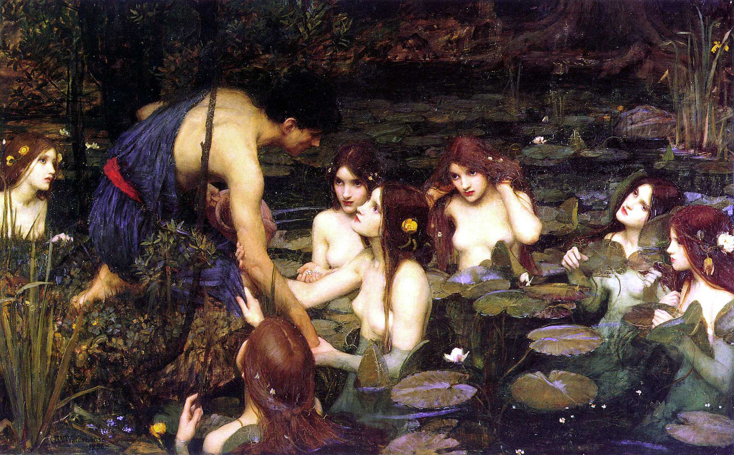 John William Waterhouse Hylas and the Nymphs - Hand Painted Oil Painting