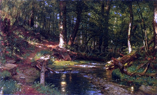 Thomas Worthington Whittredge I Come from Haunts of Coot and Hearn (also known as A Brook in the Woods) - Hand Painted Oil Painting