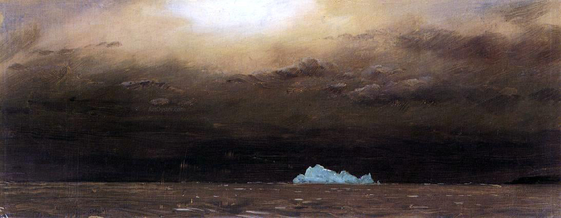 Frederic Edwin Church Iceberg, Newfoundland - Hand Painted Oil Painting