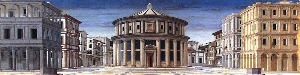Piero Della Francesca Ideal City - Hand Painted Oil Painting