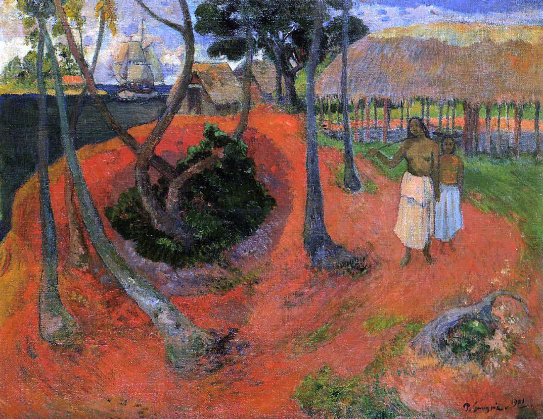 Paul Gauguin Idyll in Tahitgi - Hand Painted Oil Painting