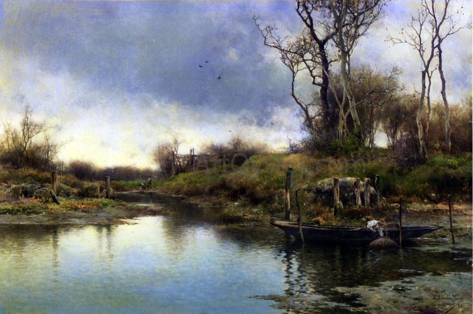 Emilio Sanchez-Perrier Il Campo de Marte - Hand Painted Oil Painting