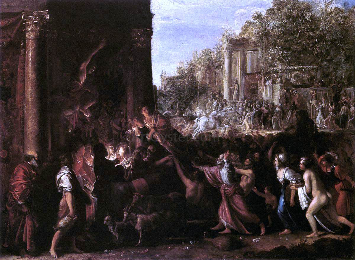 Adam Elsheimer Il Contento - Hand Painted Oil Painting