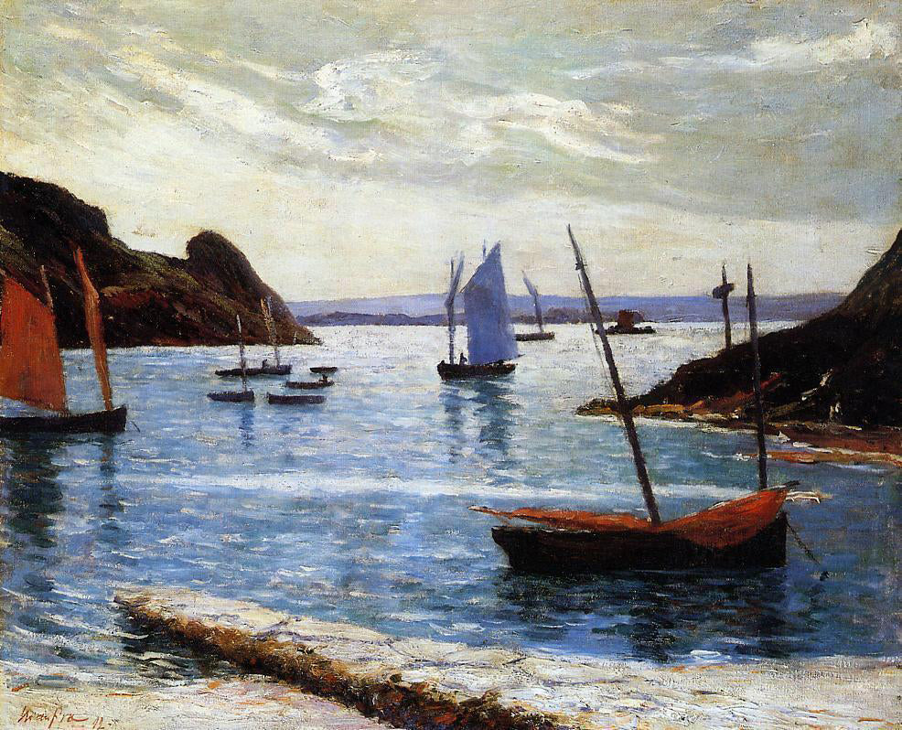 Maxime Maufra Ile de Brehat - Hand Painted Oil Painting