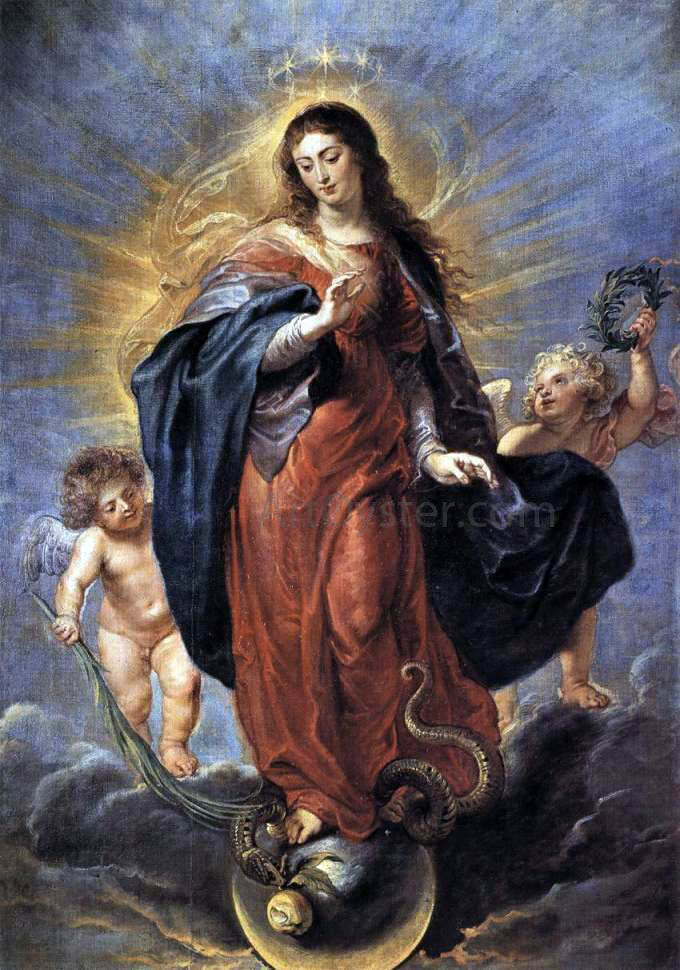  Peter Paul Rubens Immaculate Conception - Hand Painted Oil Painting