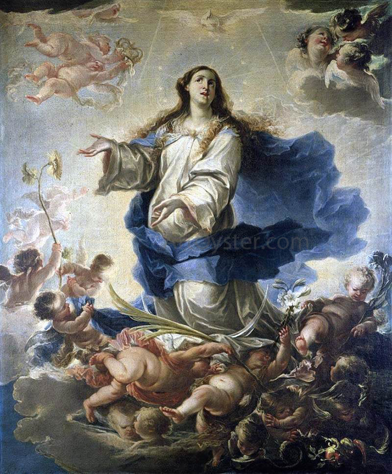 Francisco De Solis Immaculate Conception - Hand Painted Oil Painting