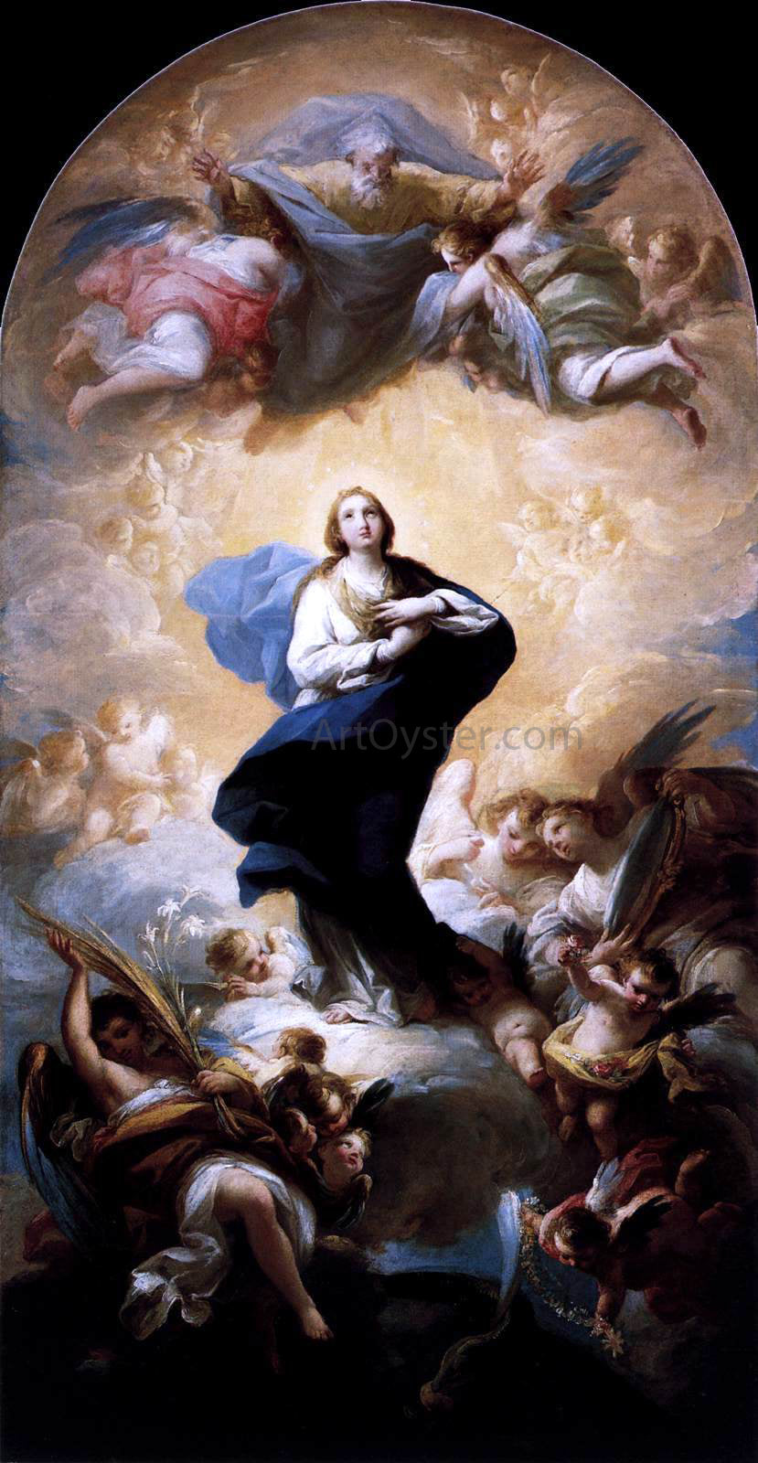 Mariano Salvador De Maella Immaculate Conception - Hand Painted Oil Painting