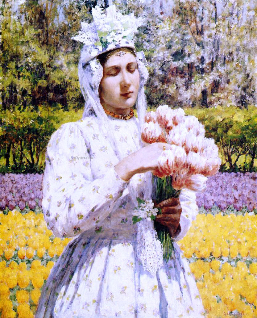 George Hitchcock In Brabant - Hand Painted Oil Painting