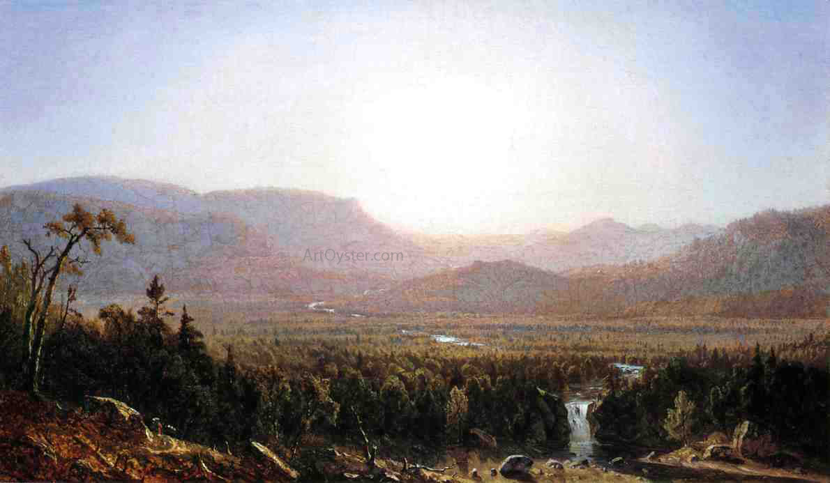  Sanford Robinson Gifford In the Catskills (also known as A Catskill Study) - Hand Painted Oil Painting