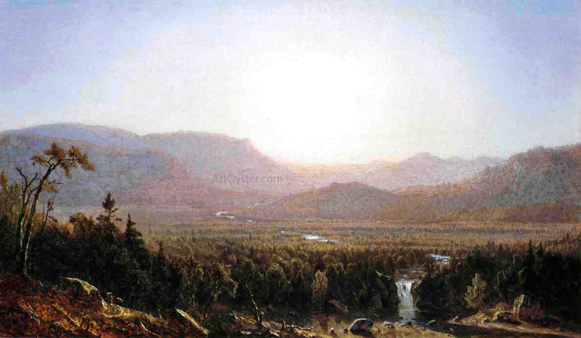 Sanford Robinson Gifford In the Catskills (also known as A Catskill Study) - Hand Painted Oil Painting