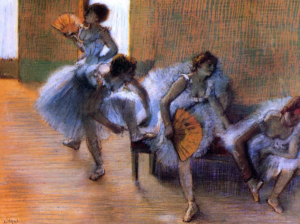 Edgar Degas In the Dance Studio - Hand Painted Oil Painting