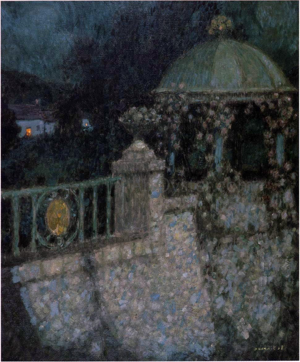 Henri Le Sidaner In the Full Moon - Hand Painted Oil Painting