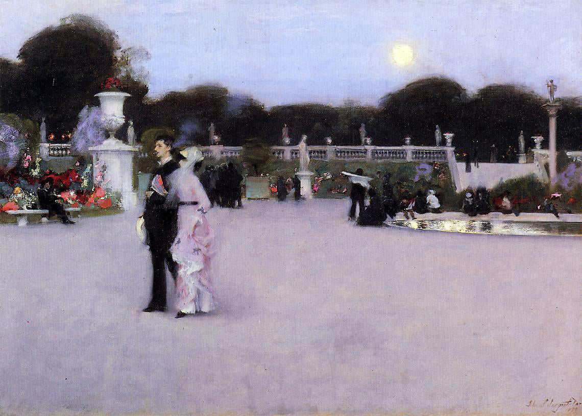 John Singer Sargent In the Luxembourg Garden - Hand Painted Oil Painting